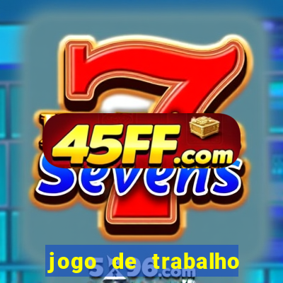 jogo de trabalho no escritório